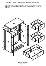 Preview for 3 page of GFW HAVANA 2 OVER 4 CHEST Assembly Instructions Manual