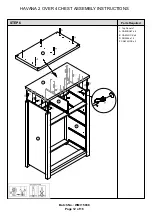 Preview for 12 page of GFW HAVANA 2 OVER 4 CHEST Assembly Instructions Manual