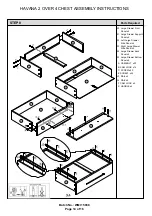 Preview for 14 page of GFW HAVANA 2 OVER 4 CHEST Assembly Instructions Manual