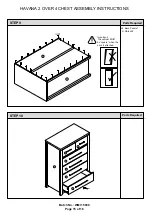 Preview for 15 page of GFW HAVANA 2 OVER 4 CHEST Assembly Instructions Manual