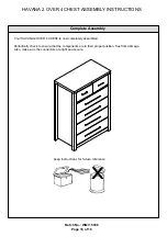 Preview for 16 page of GFW HAVANA 2 OVER 4 CHEST Assembly Instructions Manual