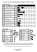 Preview for 5 page of GFW HAVANA 3 DOOR 2 DRAWER ROBE Assembly Instructions Manual