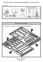 Preview for 6 page of GFW HAVANA 3 DOOR 2 DRAWER ROBE Assembly Instructions Manual