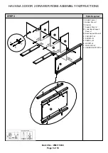 Preview for 9 page of GFW HAVANA 3 DOOR 2 DRAWER ROBE Assembly Instructions Manual