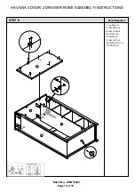 Preview for 12 page of GFW HAVANA 3 DOOR 2 DRAWER ROBE Assembly Instructions Manual