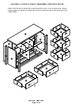 Preview for 3 page of GFW HAVANA 3 OVER 4 CHEST Assembly Instructions Manual