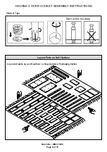 Preview for 6 page of GFW HAVANA 3 OVER 4 CHEST Assembly Instructions Manual