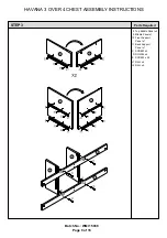 Preview for 9 page of GFW HAVANA 3 OVER 4 CHEST Assembly Instructions Manual