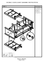 Preview for 11 page of GFW HAVANA 3 OVER 4 CHEST Assembly Instructions Manual