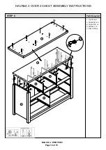 Preview for 12 page of GFW HAVANA 3 OVER 4 CHEST Assembly Instructions Manual