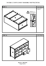 Preview for 15 page of GFW HAVANA 3 OVER 4 CHEST Assembly Instructions Manual