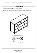 Preview for 16 page of GFW HAVANA 3 OVER 4 CHEST Assembly Instructions Manual