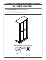 Предварительный просмотр 20 страницы GFW INCA 1 DRAWER BEDSIDE CABINET Assembly Instructions Manual