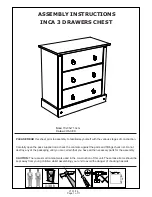 Предварительный просмотр 21 страницы GFW INCA 1 DRAWER BEDSIDE CABINET Assembly Instructions Manual