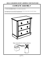 Предварительный просмотр 31 страницы GFW INCA 1 DRAWER BEDSIDE CABINET Assembly Instructions Manual