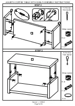 Preview for 5 page of GFW Jakarta Coffee Table With Shelf Assembly Instructions Manual