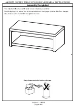 Preview for 6 page of GFW Jakarta Coffee Table With Shelf Assembly Instructions Manual