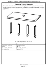 Preview for 3 page of GFW JAKARTA COFFEE TABLE Assembly Instructions