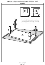 Preview for 4 page of GFW JAKARTA COFFEE TABLE Assembly Instructions