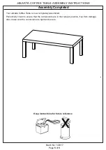 Preview for 5 page of GFW JAKARTA COFFEE TABLE Assembly Instructions