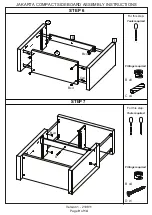 Предварительный просмотр 9 страницы GFW JAKARTA COMPACT SIDEBOARD Assembly Instructions Manual