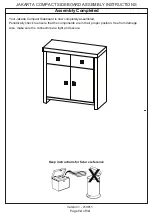 Предварительный просмотр 14 страницы GFW JAKARTA COMPACT SIDEBOARD Assembly Instructions Manual