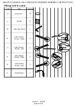 Preview for 5 page of GFW JAKARTA CONSOLE HALL DESK WITH DRAWERS Assembly Instructions Manual