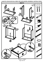 Preview for 10 page of GFW JAKARTA CONSOLE HALL DESK WITH DRAWERS Assembly Instructions Manual