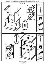 Preview for 5 page of GFW Jakarta Cube Lamp Table Assembly Instructions Manual