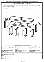 Preview for 3 page of GFW JAKARTA LONG JOHN NEST OF TABLES Assembly Instructions Manual