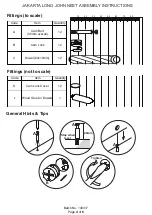 Preview for 4 page of GFW JAKARTA LONG JOHN NEST OF TABLES Assembly Instructions Manual