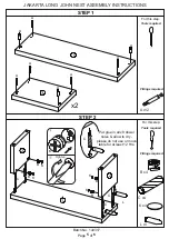 Preview for 5 page of GFW JAKARTA LONG JOHN NEST OF TABLES Assembly Instructions Manual