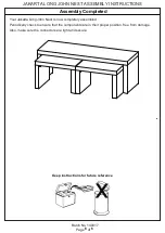 Preview for 7 page of GFW JAKARTA LONG JOHN NEST OF TABLES Assembly Instructions Manual