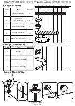 Preview for 4 page of GFW JAKARTA LONG JOHN Assembly Instructions Manual