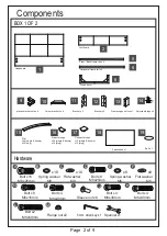 Preview for 2 page of GFW JASMINE GAS LIFT BED Assembly Instruction Manual