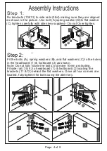 Preview for 4 page of GFW JASMINE GAS LIFT BED Assembly Instruction Manual