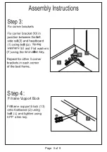 Preview for 5 page of GFW JASMINE GAS LIFT BED Assembly Instruction Manual