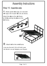 Preview for 9 page of GFW JASMINE GAS LIFT BED Assembly Instruction Manual