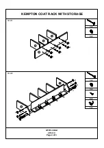 Предварительный просмотр 4 страницы GFW KEMPTON COAT RACK WITH STORAGE Manual