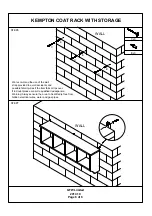 Предварительный просмотр 6 страницы GFW KEMPTON COAT RACK WITH STORAGE Manual