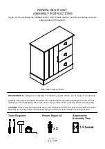 Preview for 1 page of GFW KENDAL MULTI UNIT Assembly Instructions Manual