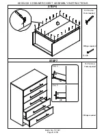 Preview for 9 page of GFW KESWIC 5 DRAWER CHEST Assembly Instructions Manual