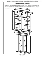 Preview for 3 page of GFW KESWICK 4 DOOR MIRROR ROBE Assembly Instructions Manual