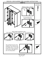 Preview for 14 page of GFW KESWICK 4 DOOR MIRROR ROBE Assembly Instructions Manual