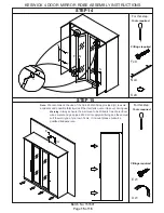 Preview for 15 page of GFW KESWICK 4 DOOR MIRROR ROBE Assembly Instructions Manual