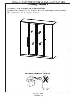 Preview for 16 page of GFW KESWICK 4 DOOR MIRROR ROBE Assembly Instructions Manual