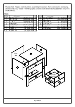 Preview for 3 page of GFW Lancaster 2 Drawer Bedside Assembly Instructions Manual