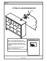 Preview for 15 page of GFW LANCASTER 3 PLUS 4 DRAWER CHEST Assembly Instructions Manual