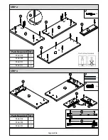 Preview for 6 page of GFW LANCASTER CONSOLE HALL TABLE Assembly Instructions Manual