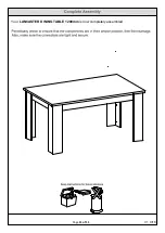 Preview for 11 page of GFW LANCASTER DINING TABLE 1200mm Assembly Instructions Manual